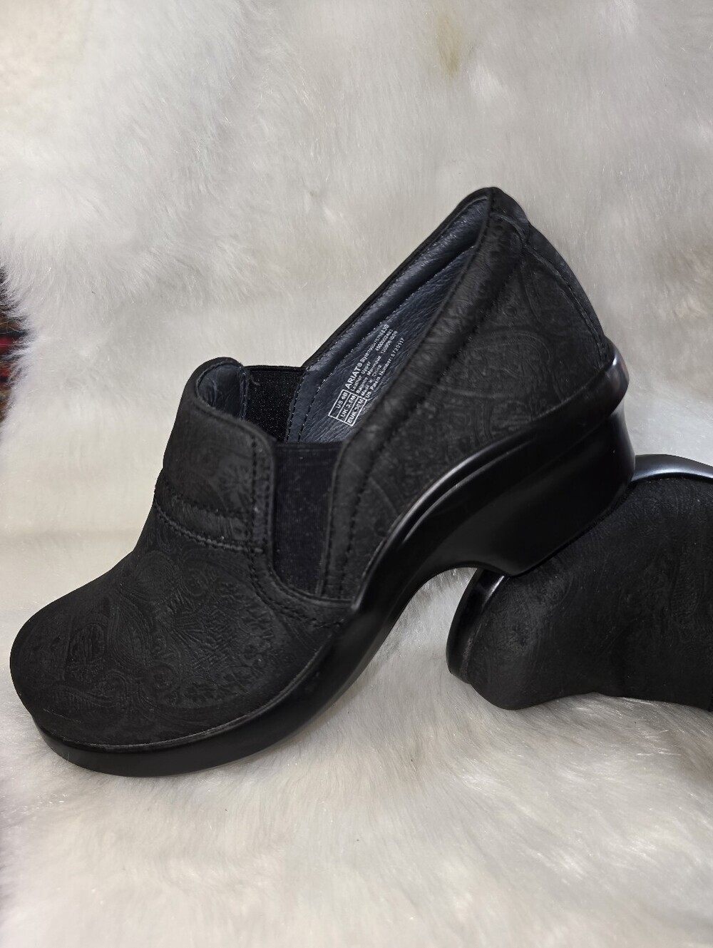 Ariat Expert Womens Black Slip-On Comfort Clogs